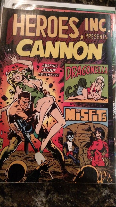 HEROES, INC. PRESENTS CANNON #1 (Wood,1969) Condition NM