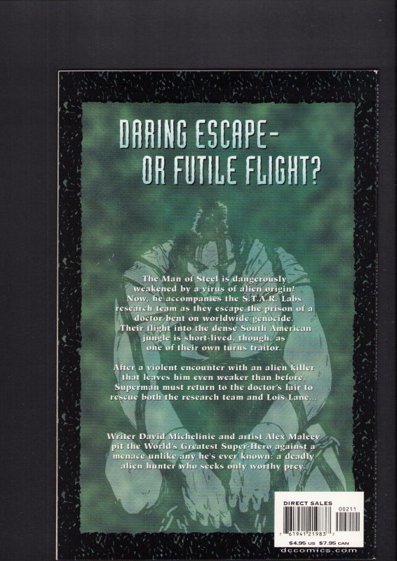 Superman Vs Predator #1-3 - THREE PIECE LOT TPB ALEX MALEEV ART! (9.2) 2000