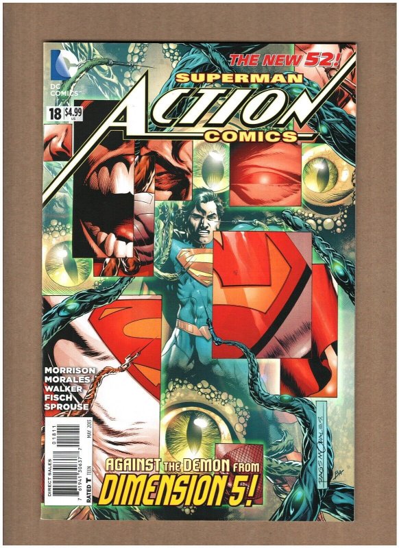 Action Comics #18 DC Comics 2013 New 52 Superman Grant Morrison VF+ 8.5