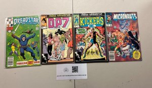 4 Marvel Comics DP7 #1 Dreadstar #1 Micronauts #1 Kickers Inc #1 70 JW12