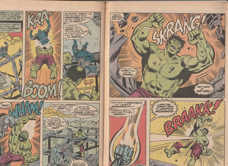 The incredible Hulk #173 - 174 (1974)  Hulk vs The Colbalt Man