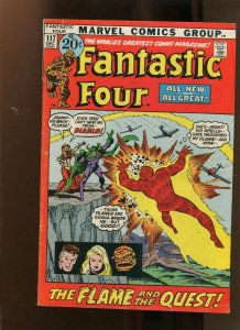 FANTASTIC FOUR #117 (4.5) FLAME AND THE QUEST! 1971