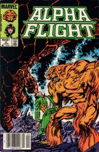 Alpha Flight (1st Series) #9 (Newsstand) FN ; Marvel | John Byrne