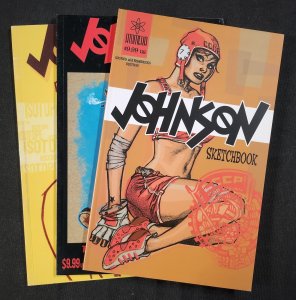 Dave Johnson Sketchbook 3PC/ 2004 Book Signed + Numbered/ TPB (9.2ob) 2004-06