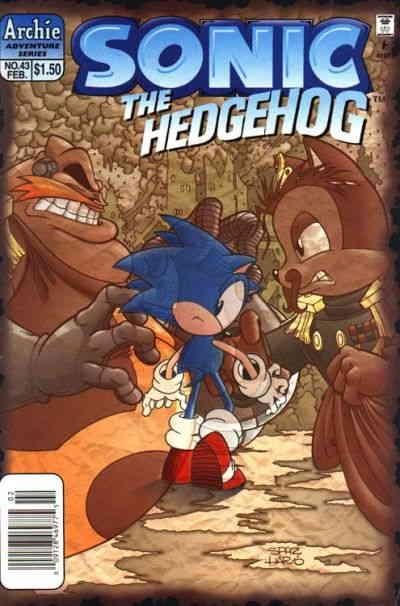Sonic the Hedgehog #43 (Newsstand) VF; Archie | save on shipping - details insid