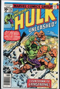 The Incredible Hulk #216 (1977) Hulk