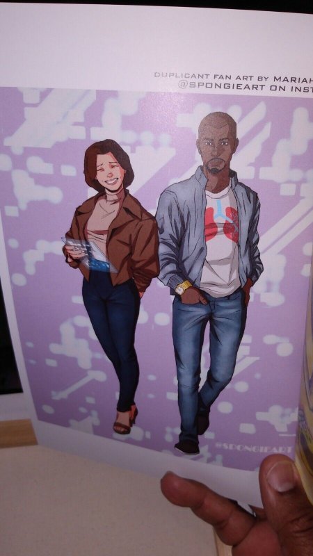 Duplicant Kickstarter Edition 1 Second Sight Publishing NM postcards bookmark