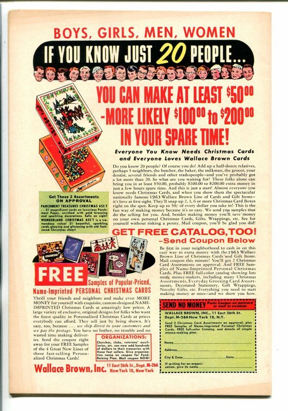 STRANGE ADVENTURES #154 1963-DC-ALIENS COVER-fn