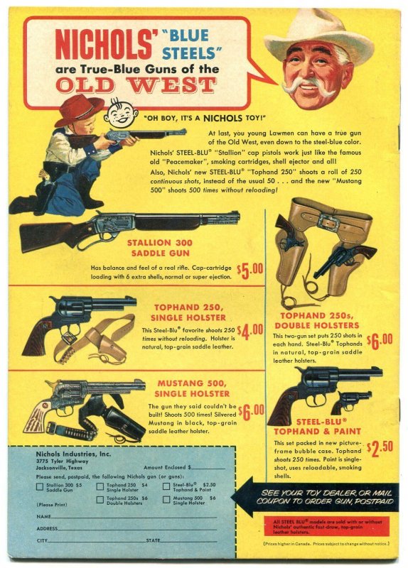 Lone Ranger #137 1961- Dell Western comic- Clayton Moore F/VF