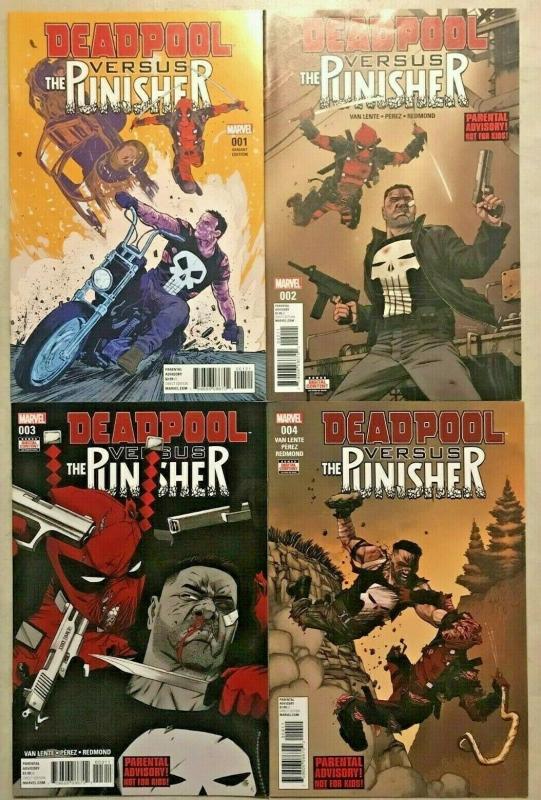 DEADPOOL VS PUNISHER#1-4 NM LOT 2017 MARVEL COMICS