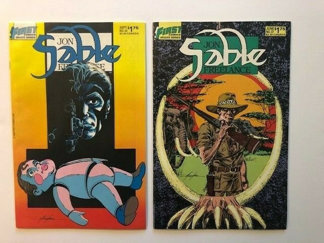 LOT of 13- JON SABLE-FREELANCE #2,7,8,11,26,32,33,35,37,40,42,45,46 F/VF (A80)