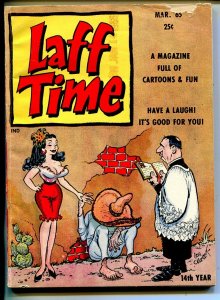 Laff Time 3/1965-Headline pubs-Orehek-jokes-spicy cartoons-Mexican wedding-VG