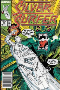 Silver Surfer, The (Vol. 3) #23 (Newsstand) FN ; Marvel | Ron Lim Steve Englehar