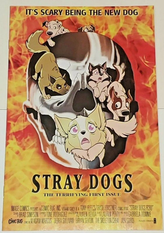 FCBD STRAY DOGS #1 Comic Bug Jason Goes To Hell Homage Free Comic Book Day NM