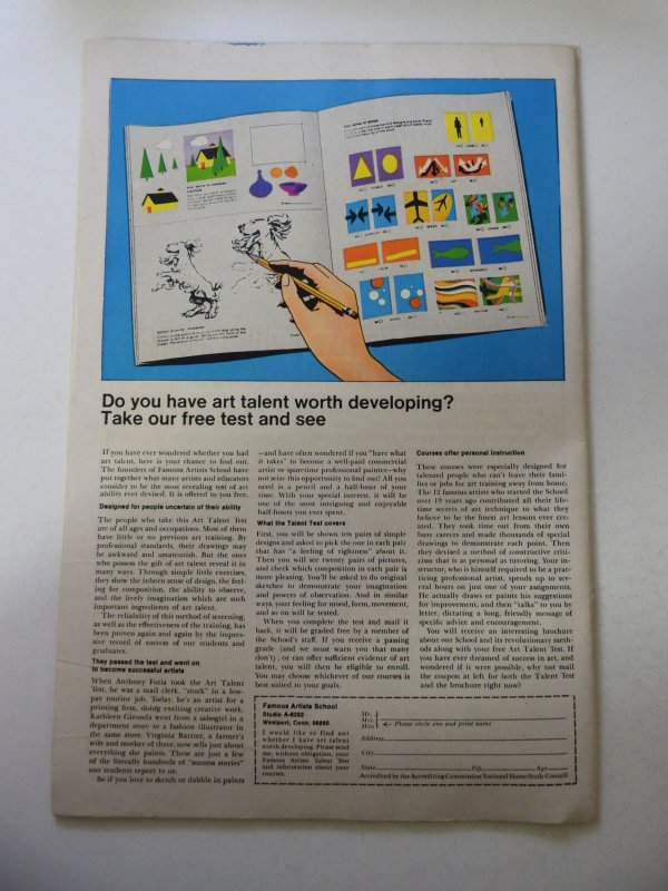 The Incredible Hulk #123 (1970) VG+ Condition centerfold detached at one staple