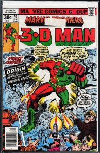 Marvel Premiere #35 (1977) 3-D Man [Key Issue]