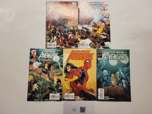 5 The New Avengers Marvel Comic Books #53 56 58 59 60 26 TJ7