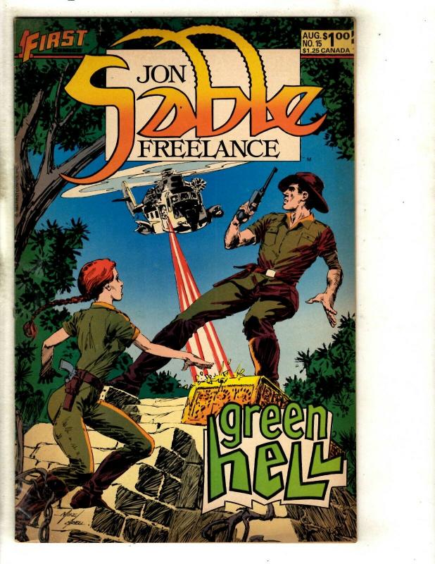 13 Jon Sable: Freelance First Comics # 1 2 3 4 6 7 8 9 10 14 15 16 17 J331