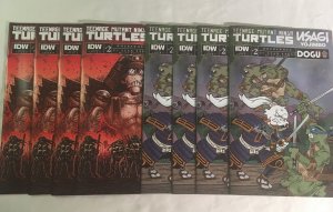 TEENAGE MUTANT NINJA TURTLES/USAGI YOJIMBO #2 Two Cover Versions, Four Each