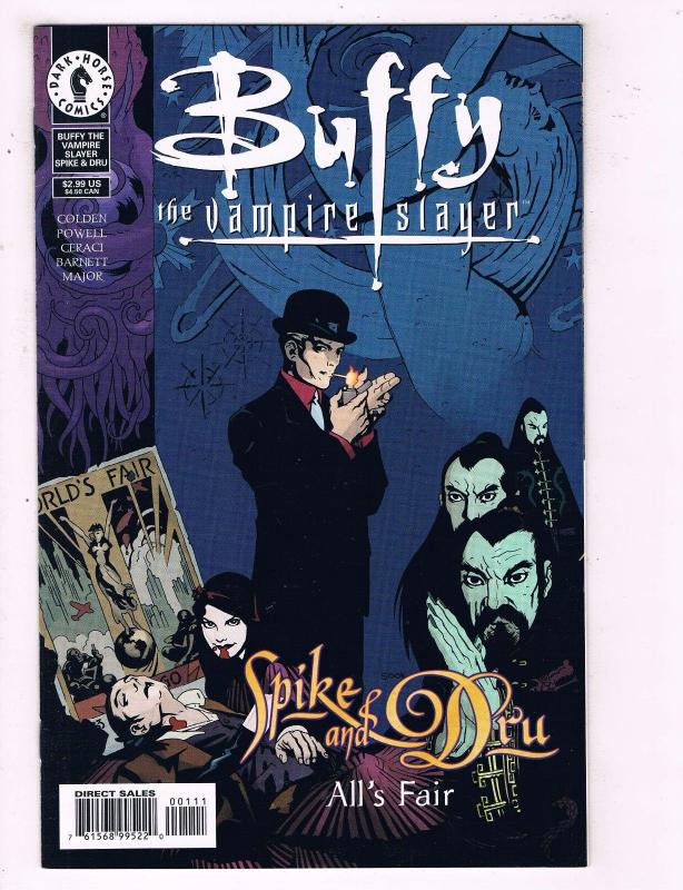 Lot Of 3 Buffy The Vampire Slayer Spike & Dru Dark Horse Comic Books # 1 (3) CH6