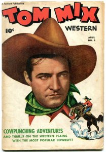 Tom Mix Western--#4--1948--COMIC BOOK--Fawcett--VG