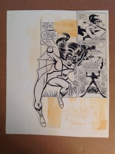 Vintage Spider-Woman handbag production art set Marvel Spider-Man