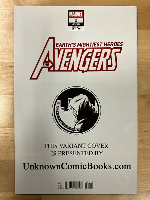 Avengers #1 Christopher Virgin Cover (2018)