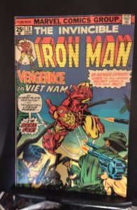 Iron Man #78 (1975) Vietnam story! High-grade key! VF/NM Turn Iron Man listed