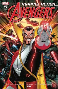 MARVEL ACTION AVENGERS #5 COVER A SOMMARIVA IDW 2019 EB214