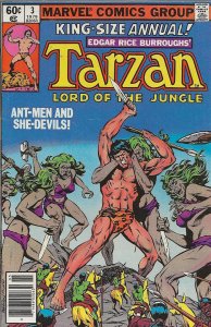 Tarzan Annual #3 Direct Edition (1979) - NM+