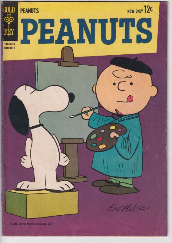 PEANUTS #3 (Nov 1963) Nice VG+ off white to white.