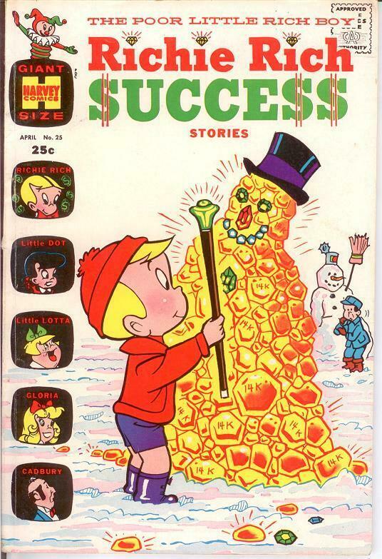 RICHIE RICH SUCCESS STORIES (1964-1982) 25 VG Apr.1969 COMICS BOOK