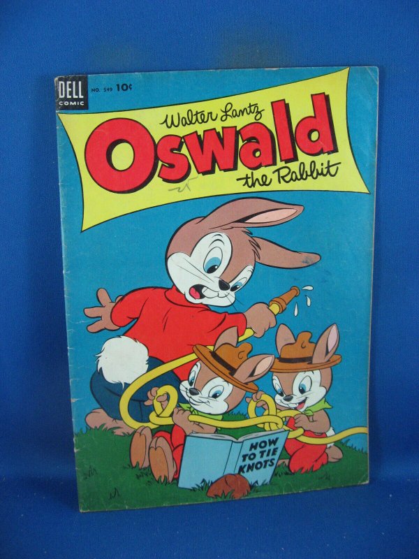 FOUR COLOR 549 OSWALD THE RABBIT VG F DELL 1954