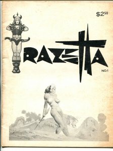 Frazetta #1 1969-1st issue-Thunda comic strip-full page illustrations-pix-VG+