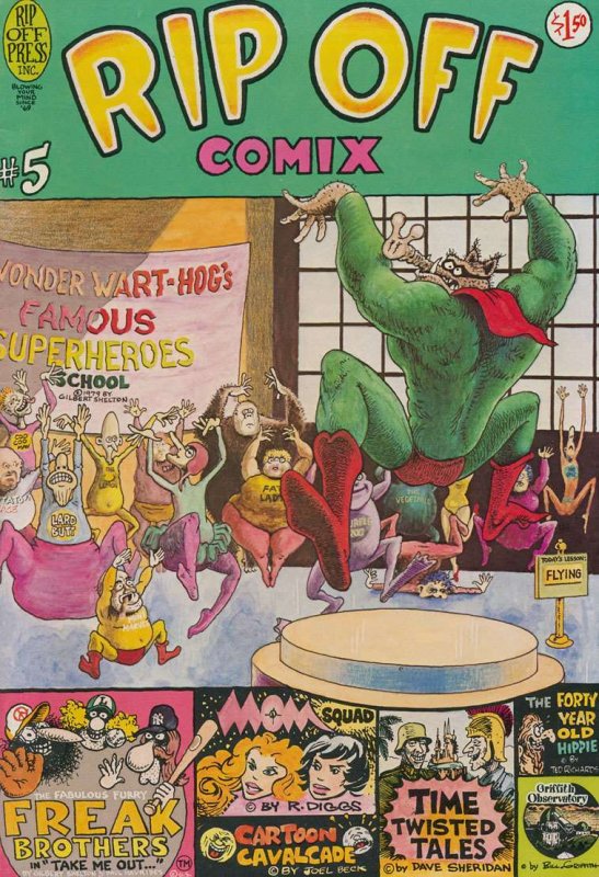 Rip Off Comix #5 (2nd) FN ; Rip Off | Underground Wonder Wart-Hog Freak Brothers