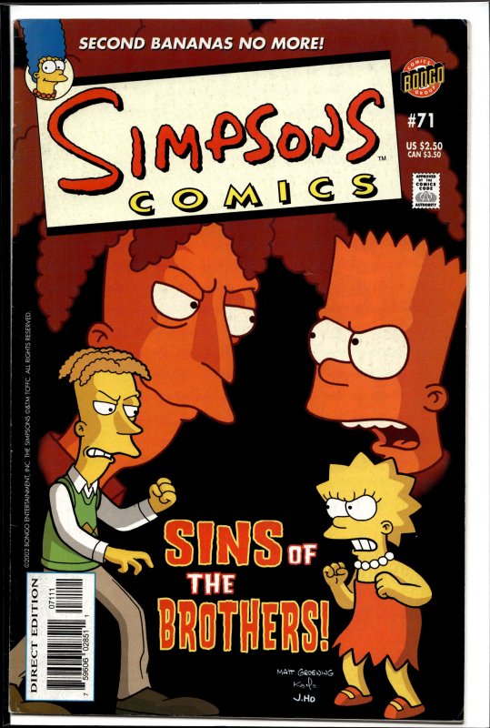 Simpsons Comics #71 (2002) The Simpsons