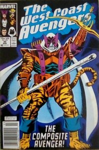 West Coast Avengers, The #30 Marvel Comics Newsstand March Mar 1988 (VF)