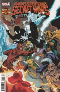 Marvel Super Heroes Secret Wars Battleworld #4 Variant 1:25 NM [W2]