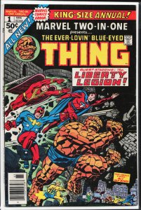 Marvel Two-in-One Annual #1 (1976) Liberty Legion