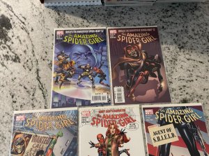 Lot Of 5 Amazing Spider-Girl Marvel Comic Books # 5 6 7 8 9 NM Spider-Man CM13 