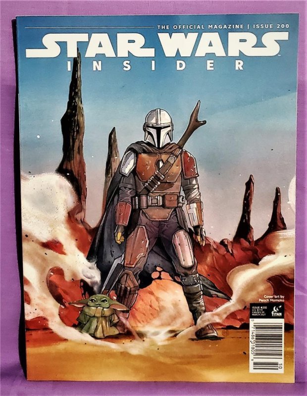 STAR WARS INSIDER #200 Peach MoMoKo PX Exclusive Mandalorian Cover (Titan 2021) 