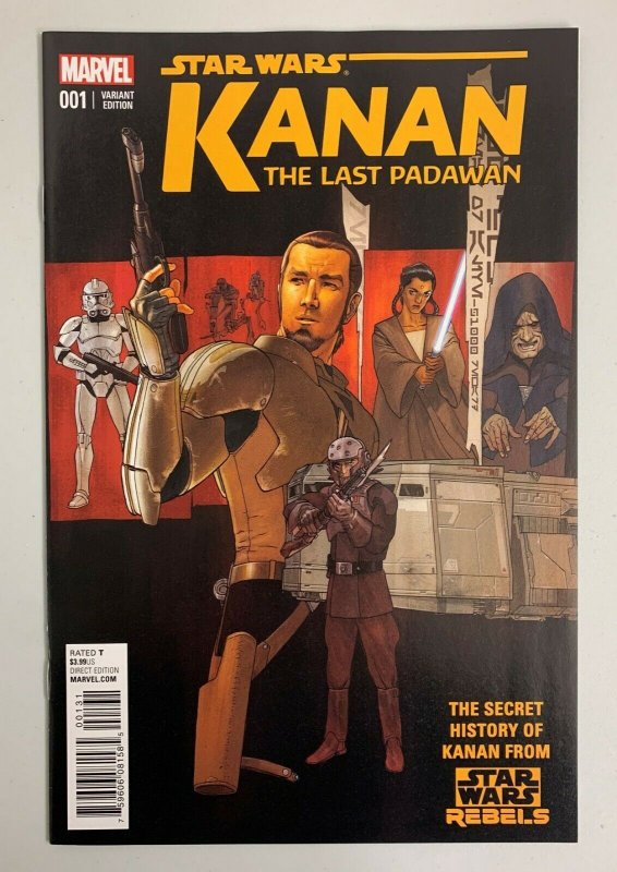 Star Wars Kanan #1 (Marvel 2015) 1:25 Kilian Plunkett Variant (9.2)