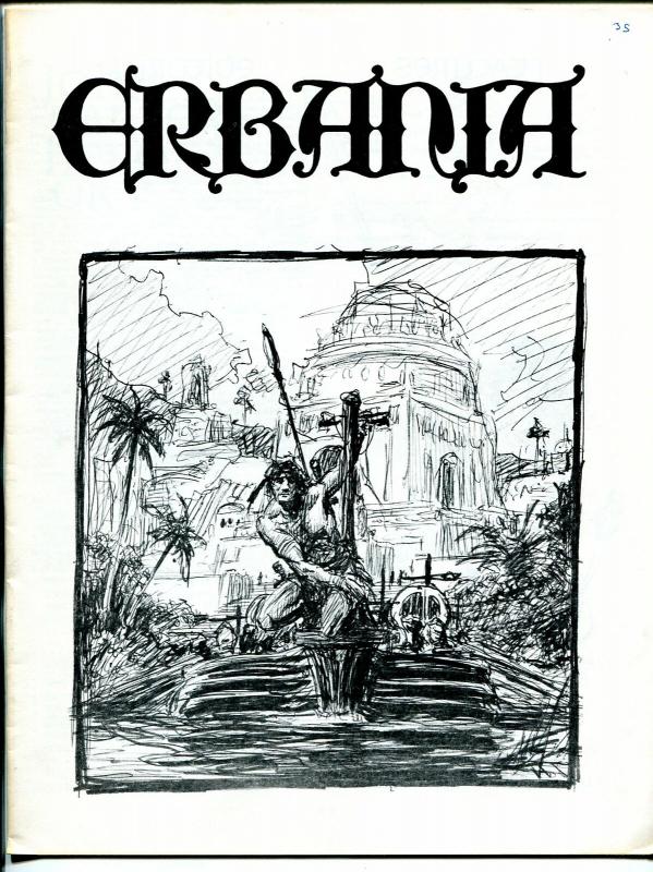 Erbania #35 1974 -Edgar Rice Burroughs-Tarzan-Roy C Krenkel-info-pix-art- FN/VF