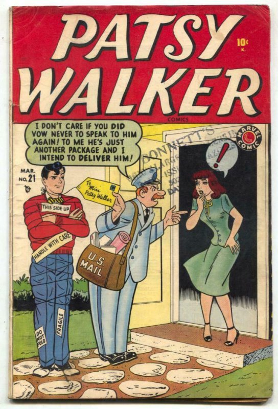 Patsy Walker #21 1949- Wertham rebuttal- Kurtzman VG+