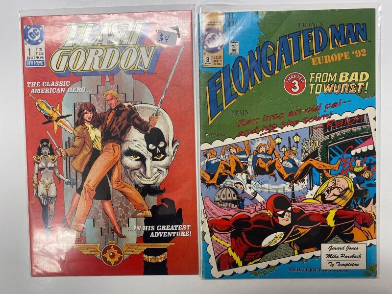 3 DC COMICS Flash Gordon #1 Elongated Man #3 Amethyst Princess #6 81 KM5