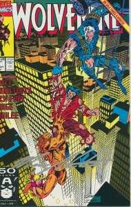 WOLVERINE #42 SIGNED BY MARC SILVESTRI MARVEL COMICS 1991 EB200