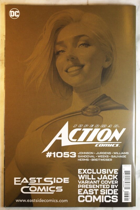 Action Comics 1053 Will Jack Power Girl Variant Trade / Virgin Set  