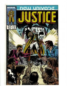 12 Justice Marvel Comics # 1 2 3 4 5 6 7 8 9 10 11 12 New Universe RB2 
