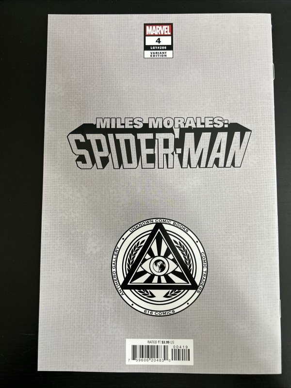 MILES MORALES: SPIDER-MAN #4 (TYLER KIRKHAM EXCLUSIVE VIRGIN VARIANT) ~ MARVEL