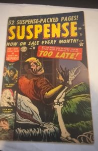 Suspense (1952, Marvel) Pre-code Mystery/Suspense Everett, Krigstein!see descrip
